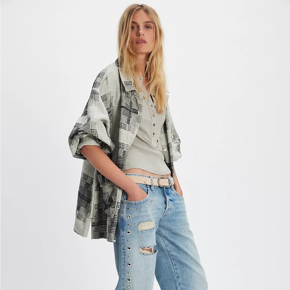 NWT Free People Keep It Cozy Shirt Shacket - Picture 2 of 6